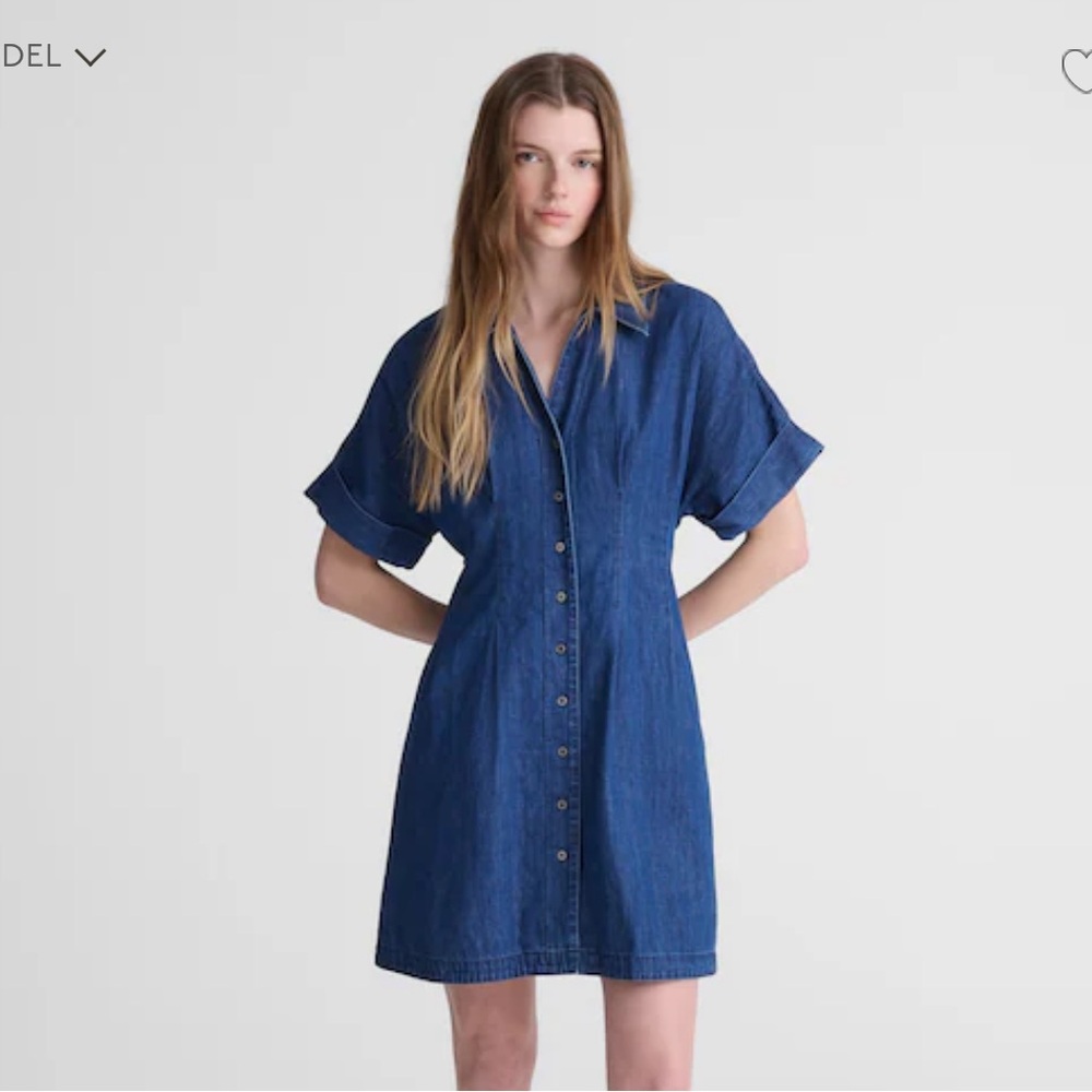 Madewell The Perry Denim Shirtdress